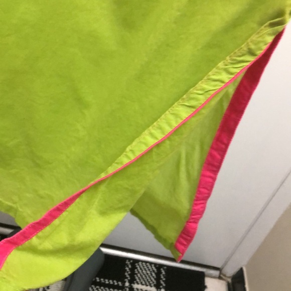 MINNIE MINORS 2 PC TUNIC/KURTI SET •LIME GREEN •GOLD EMBROIDERY & BEADS •Sz 9/10 - Picture 6 of 17